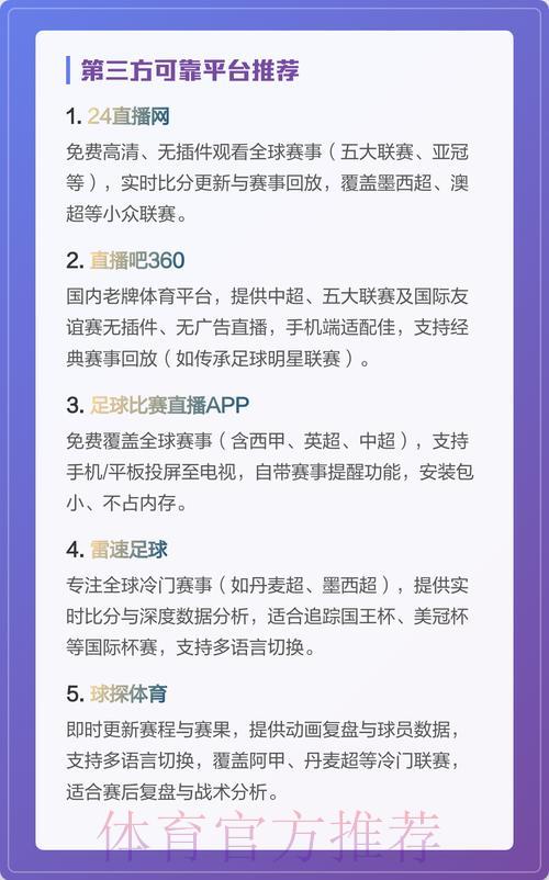 免费高清世界杯赛事直播平台精选推荐 免费高清世界杯赛事直播平台精选推荐