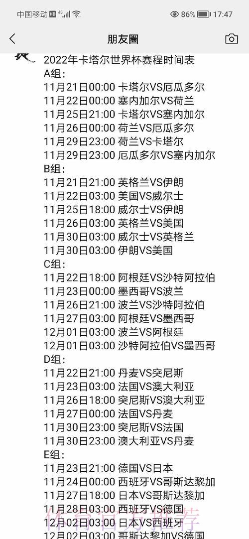 世界杯赛程前瞻：最具冷门爆发潜力的焦点对决盘点